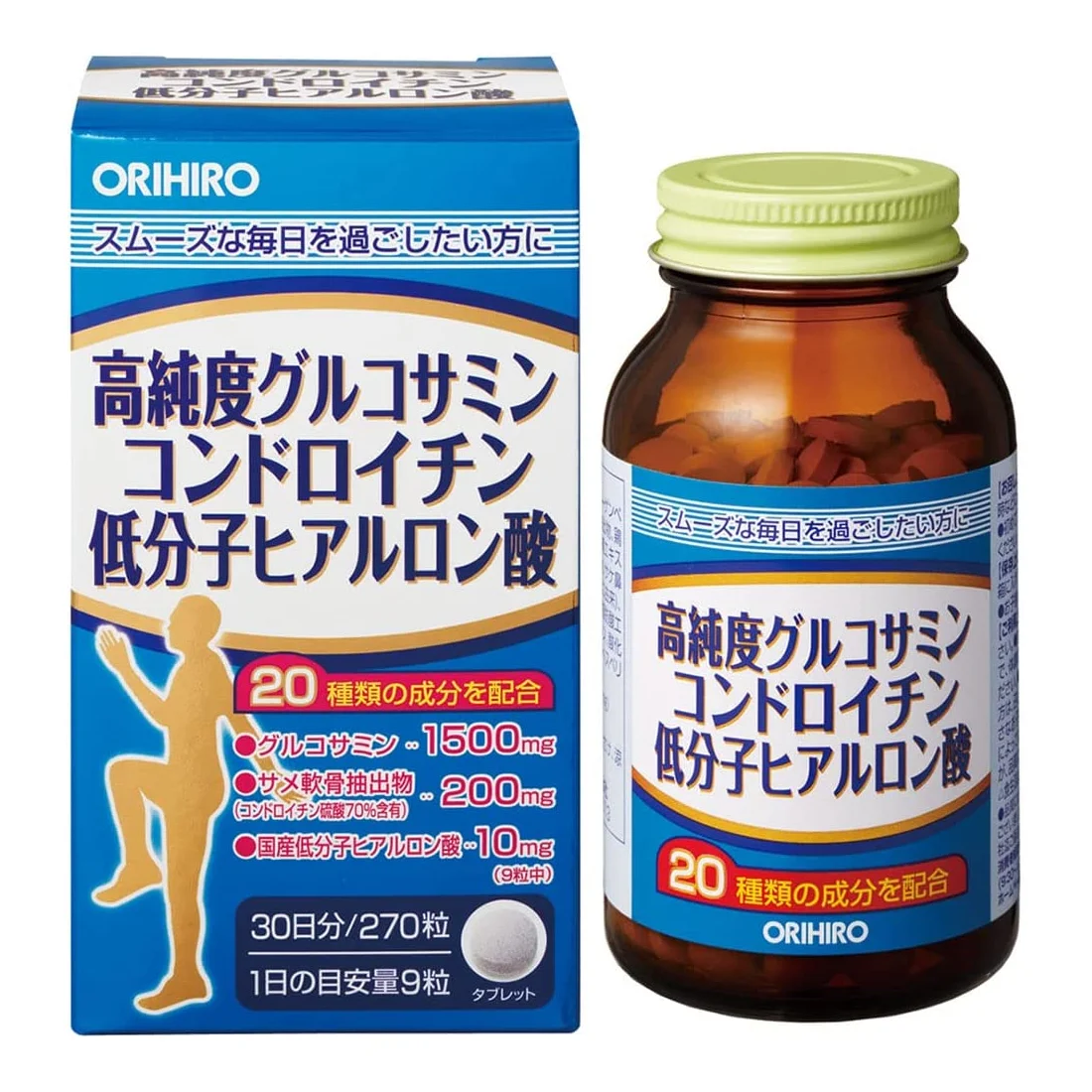 Глюкозамин высокой степени очистки (Glucosamine of high purity, Orihiro ...