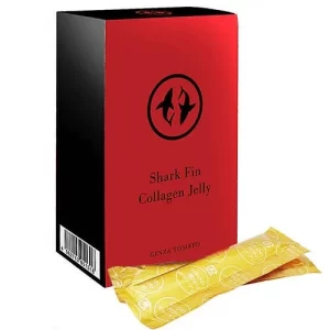 Коллагеновое желе из плавников голубой акулы (Shark Fin Collagen Jelly, Ginza Tomato), 14 саше